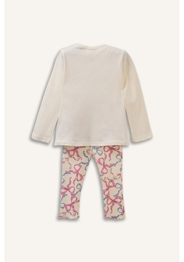 Defacto 2li Pijama Takımı Kız Bebek H2653a526sper99 Ekru-er99 Defacto 2li Pijama Takımı Kız Bebek H2653a526sper99 Ekru-er99