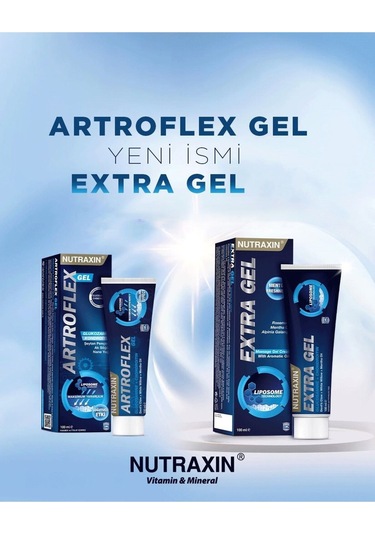 Nutraxin Extra Gel Mentol Ferahlığı Masaj Jeli 2 x 100 ML
