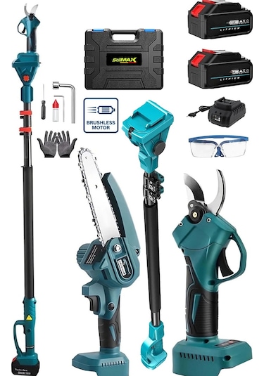 Stilmax STL2100TB 2'li Teleskopik Bağ Makaslı Dal Budama Seti