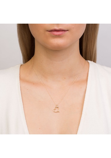 Pırlanta Kalp Kolye N11.2203