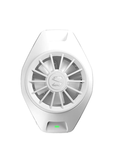 Reedark Xiaomi Black Shark Beyaz Telefon Soğutucu Klipsi - 67-88mm Uyumlu, 30db Düşük Gürültü, Type-c Arayüzlü Mini Radyatör