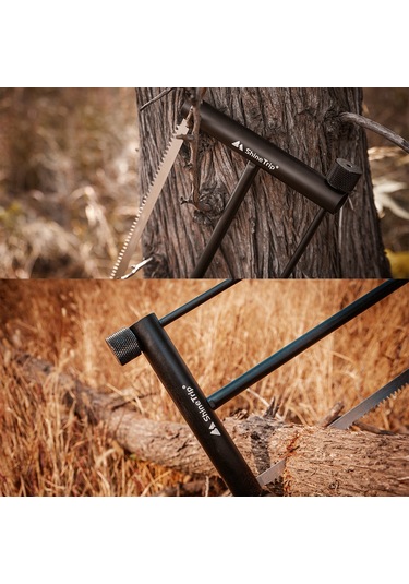 Yifomall Dış Mekan Çok Amaçlı Katlanabilir El Testeresi - Alüminyum Çerçeve Ve Paslanmaz Çelik - Fener Tutucu Özelliği - Yeşil