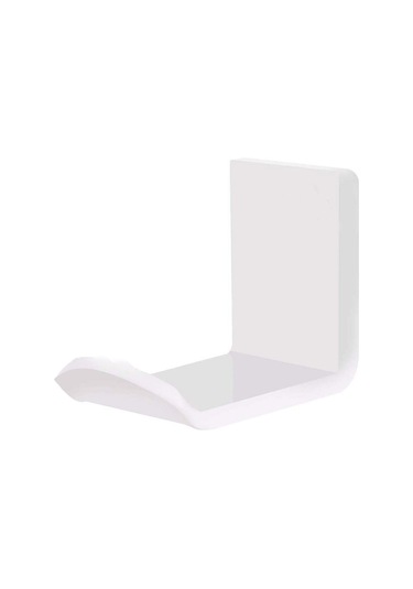 Sones 2 Adet Kulaklık Braketi Yapışkanlı Kulaklık Askısı Beyaz