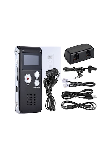 Samdoo Sk-012 8gb Metal Ses Kaydedici: Ses Kontrollü, Telefon Konuşması Kaydı, 576 Saat Kayıt Süresi, Mp3 Çalar, Kolay Kullanım