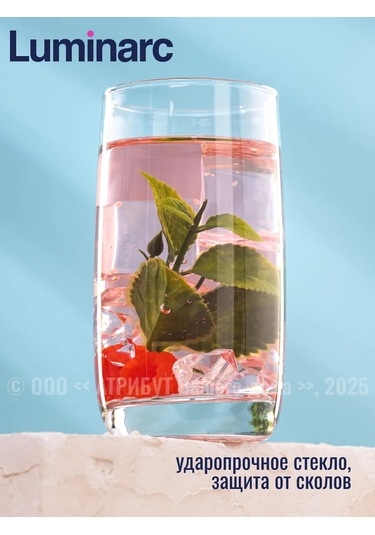 Lumınarc Fransız Restorani Cam Bardak Seti 6'lı Cam Tarağı 24825059 Beyaz