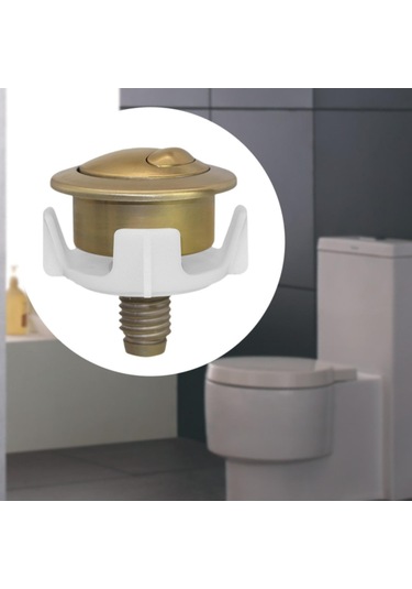 Suntek Tuvalet Ayrıştırma Düğmesi Çok Hafifli Yurt Otel Altın