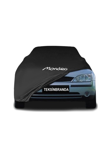 Ford Mondeo Sedan 2001 - 2007 Siyah Kumaş Araba Brandası Logolu Penye Branda Oto Branda
