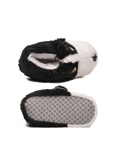 Siyah Köpek Desenli Unisex Panduf 26k001 Siyah