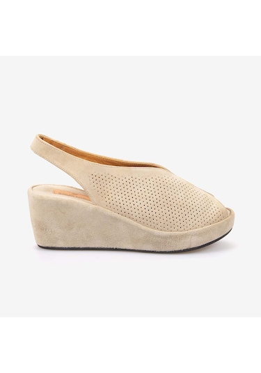Hawen Angels Kadın Sandalet 5507 Bej