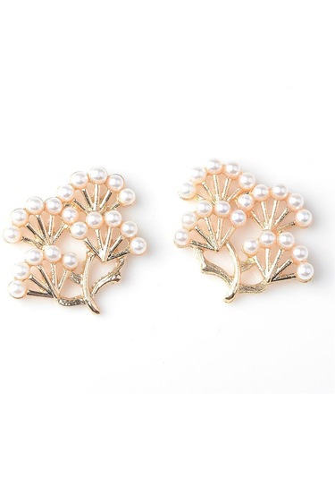 Suntek 4x Alaşım İnci Çam Ağacı Takı Bulguları Küpe