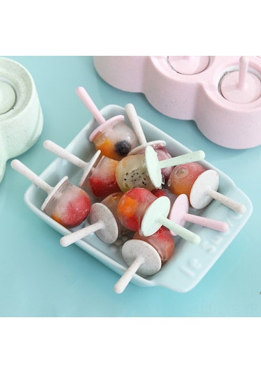 Ranyeek Evde Çocuklar İçin Üçgen Buzluk Kalıbı - Taze Dondurma Ve Buz Küpü Yaratımı - Nane Yeşili - Ev Kullanıma Uygun Çok Renkli