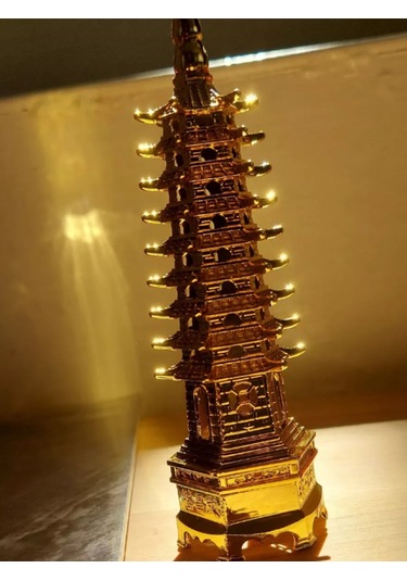 Basket 9 Katlı Pagoda Figürü, Fırsatları Gidermek İçin Feng Shui 230456219