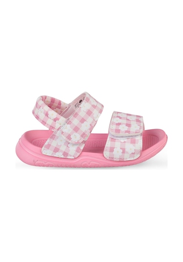 Civil Girls Papatya Baskılı 26-32 Numara Sandalet - Pembe
