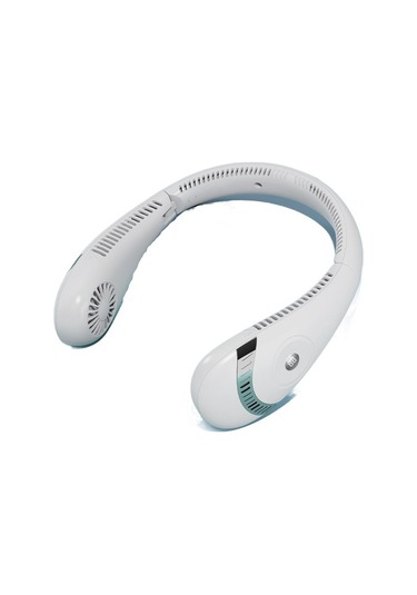 Enjoy Homee Katlanabilir Asılı Boyun Fanı Asılı Boyun Taşınabilir Yapraksız Küçük Fan 3610 Beyaz