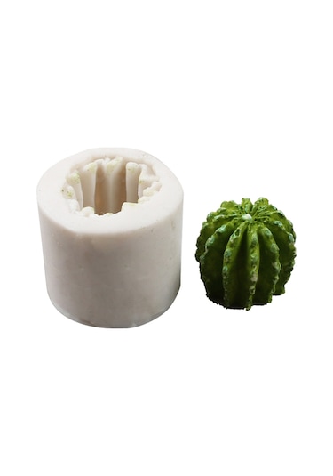 Xiyyadms Beyaz Silikon Bitki Kase Kalibi - Beton/reçine Çırak, Sabun, Mum, Fondant Uygun - Stil 2