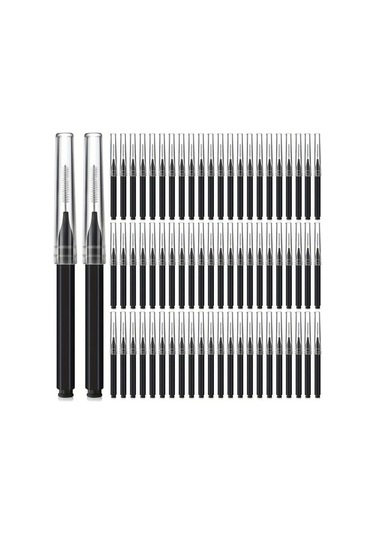 Willowhaven 100 Adet Diş Arası Fırçası - Siyah, Braces Ve Detaylı Diş Temizliği İçin