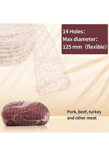 5m Et Filesi Rulosu, 18 Numara, Füme Et, Tavuk, Jambon, Et Şarküteri, İp, File Rulosu, Sarma Filesi, Sığır Eti Filesi Rulosu