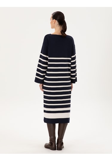 Pierre Cardin Kadın Lacivert Elbise Triko 50290561-vr033 Lacivert