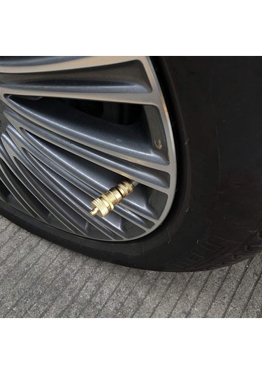 Ximistore9 4 Adet Bakır Lastik Deflasyon Valfi - Amerikan Tipi Fısık, Hızlı Basınç Ayarlama, Off-road Ve Çöl Araçları İçin