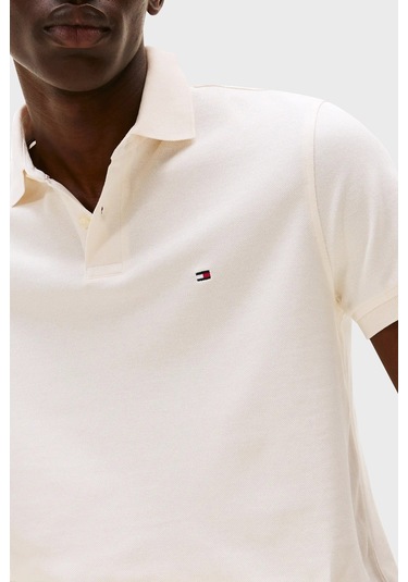 Tommy Hilfiger Erkek Polo Yaka T Shirt Mw0mw17770 Z00 Açık Bej Açık Bej