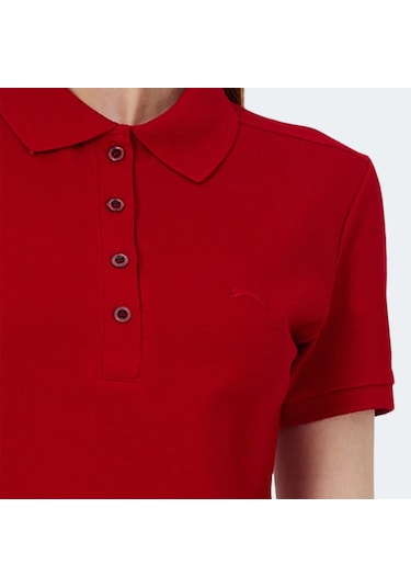 Slazenger VERA I Kadın Polo Yaka Kırmızı Tişört