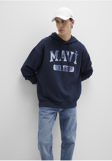 Mavi - Mavi Baskılı Lacivert Sweatshirt 0s10301-70490 Lacivert