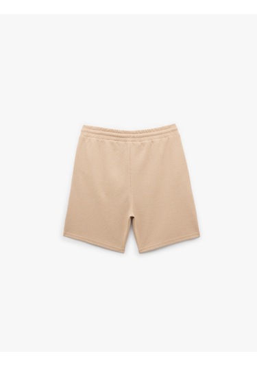 Koton Cep Detaylı Bermuda Beli Bağcıklı Şort Bej 5sam40067mk Ekru