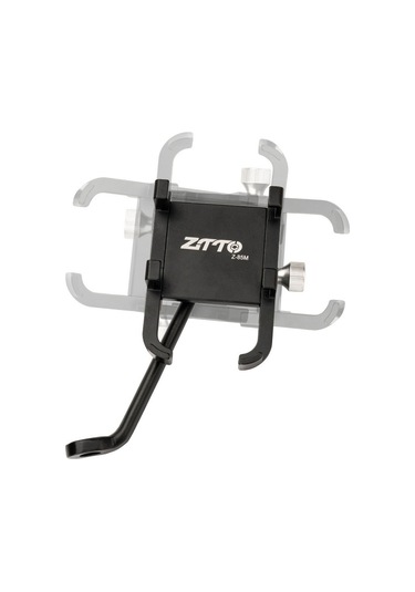 Ztto Z-85m Motosiklet Bisiklet Arka Ayna Montaj Telefon Tutucu Alüminyum Alaşımlı Darbeye Dayanıklı Telefon Braketi