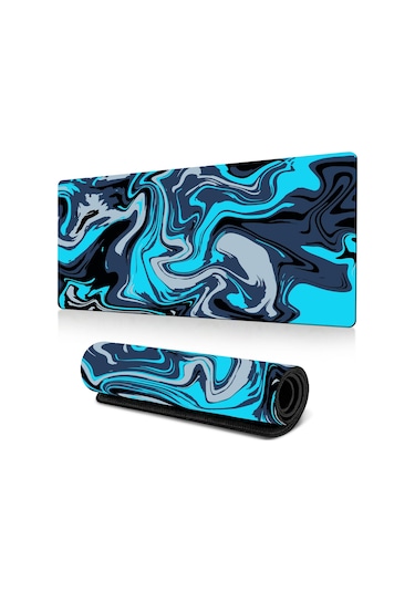 Cbtx 400 900 3mm Soyut Desenli Büyük Mouse Pad Kauçuk Masaüstü Mat - Desen-11