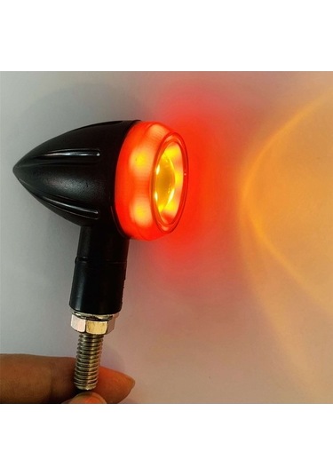 Didadodo Altın Kaplama 2 Adet 15led Motosiklet Dönüş Sinyalleri Scooter Flaşör Göstergeleri Motosiklet Aksesuarları Altın