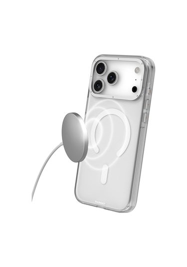 Apple Uyumlu iPhone 17 Pro Max Kılıf M-safe Özellikli Şeffaf Youngkit Crystal Shield Serisi Kapak Şeffaf Şeffaf