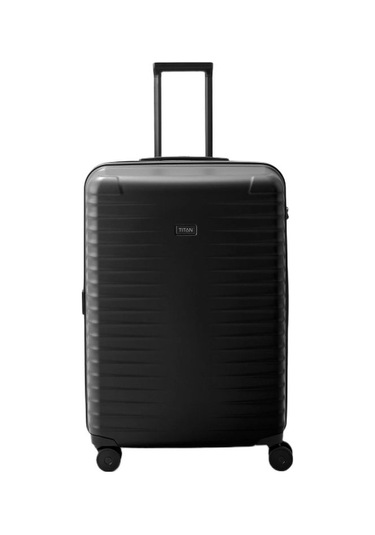 Titan Upgrade 4 Wheel Trolley L Büyük Boy Valiz Siyah