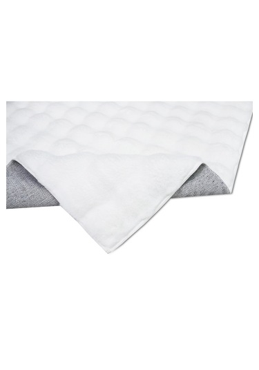 Yünteks Bubble Kabartmalı Peluş Post Halı 90x150 Beyaz