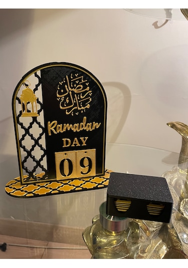 Owl Global Ramazan Takvimi,gün Sayacı, Dekoratif Masaüstü Organiz