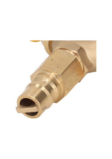 Samdoo 3/8 İnç Bakır Gaz Y Bölücü, Hızlı Bağlantı Adaptörü - Barbekü, Jeneratör, Bahçe Isıtıcı, Pizza Fırını İçin, Kaçak Gider, Güvenli Kullanım Çok Renkli