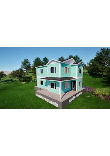 Ballife Prefabrik 142 M2 Standart Dubleks Prefabrik Konut