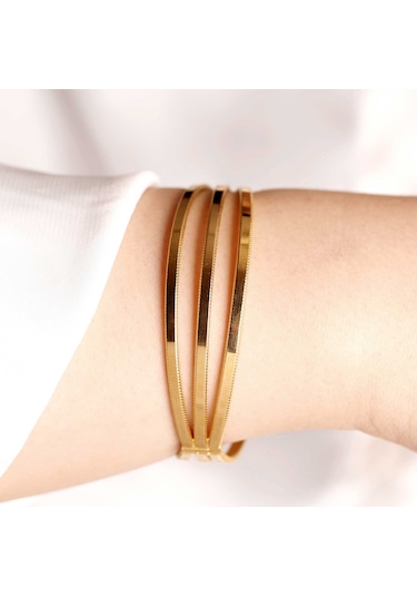 23 Gr 22 Ayar İşçiliksiz Tiaburga B3 Bilezik