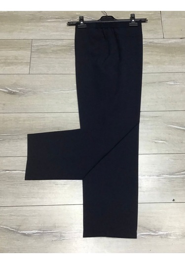 Ece Giyim Yanlardan Lastikli Büyük Beden Pantolon Plt98 Lacivert