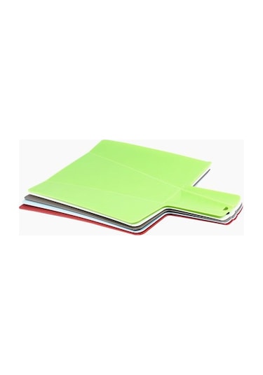 Yeşil Yaratıcı Katlanabilir Çok Fonksiyonlu Çevre Dostu Küflenmez Kürek Şekilli Kesme Tahtası Seti