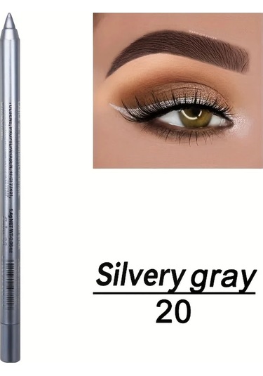 Bulaşmaya Dayanıklı Parlaklık Suya Dayanıklı Eyeliner Kalemi - Uzun Ömürlü, 20 Dark Topaz