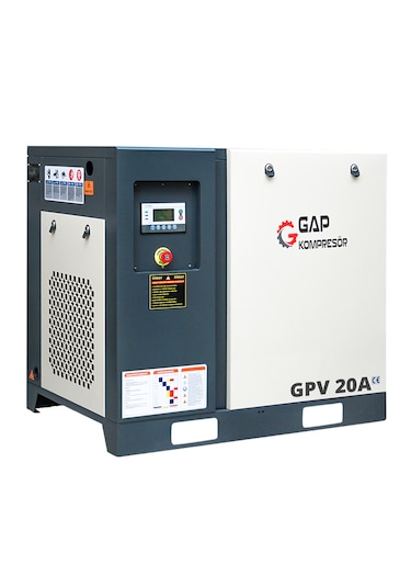 Gap Kompresör Vidalı Hava Kompresörü 20 HP Tek Makine GPV20a