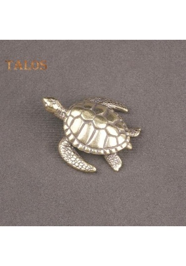 Minyatür Kaplumbağa Heykeli Kompakt Geniş Uygulamalar Bakır Pratik Minyatür Kaplumbağa Heykelcik Süs Dekorasyon Ev Gereçleri