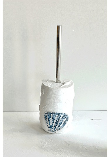 Prima Nova Sedef Tuvalet Fırçası Beyaz