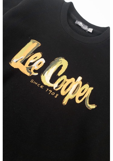 Lee Cooper Tila Kadın O Yaka Sweatshirt Siyah-20063 Siyah