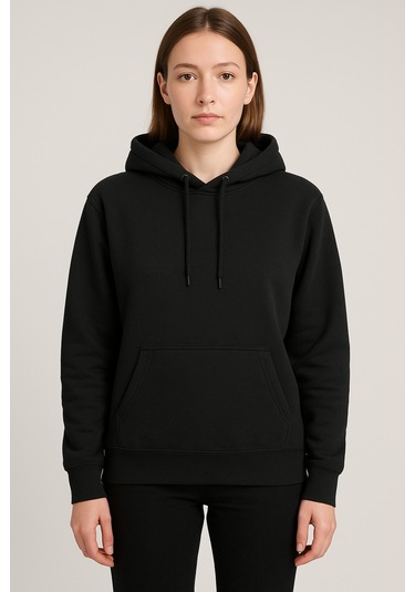 Hmo Store Unisex Bmw Logolu Spor Şık Hoodie Rahat Ve Tarz Siyah