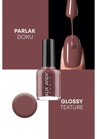 Alix Avien Oje 100 Yüksek Pigmentli Uzun Süreli Kalıcılık Hızlı Kuruma Nail Lacquer 100