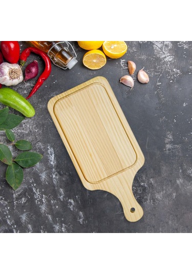 Suntek Ahşap Kesme Tahtası Dayanıklı Kolay Kullanım Peynir M