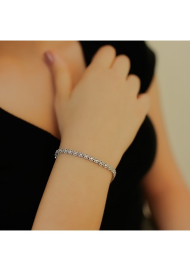 Lova 0,39 Karat Pırlanta Su Yolu Bileklik - 4070007