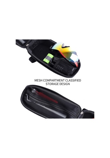 Yp0707255 Bisiklet Eva Su Geçirmez Ön Üst Tüp Kapsül Çanta Çok Renkli