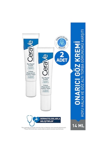 Cerave Onarıcı Göz Kremi 2 x 14 ML